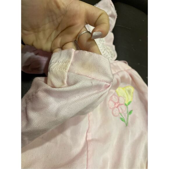 Tiny Tots Original Vintage 18 month Pink Overall - Picture 2 of 4